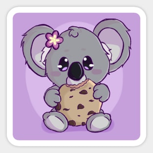 Koala and Cookie Sticker